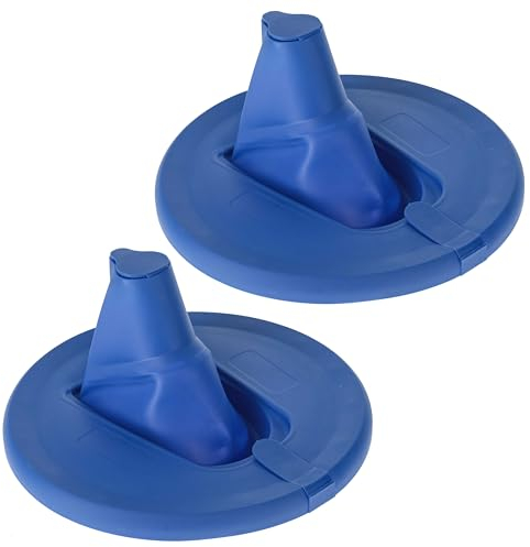 Master Airbrush 2 Pack Paint Can Lid Cover and Pouring Spout for 1-Gallon Containers - Secure Seal with Built-in Spout, Prevents Messes, Spills, Drips, Splatter - Paint Storage Lid