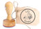 Dekolando Bücher Raupe Stempel personalisiert Kinder - mit persönlichem Namen - Kinderstempel Namensstempel Motivstempel Holzstempel Ø 24 mm - Stempelkissen optional (Raupe)