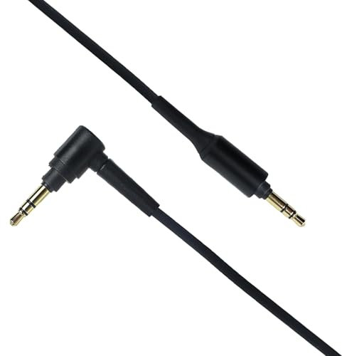 umvowuxa Cable de audio de 3,5 mm de grosor compatible con Sony WH-1000XM5 WH-1000XM4 WH-1000XM3 WH-XB910N WH-H900N WH-CH510 CH-720N CH-710N CH-700N MDR-1000X MDR-1000X 0ABN MDR. -Auriculares