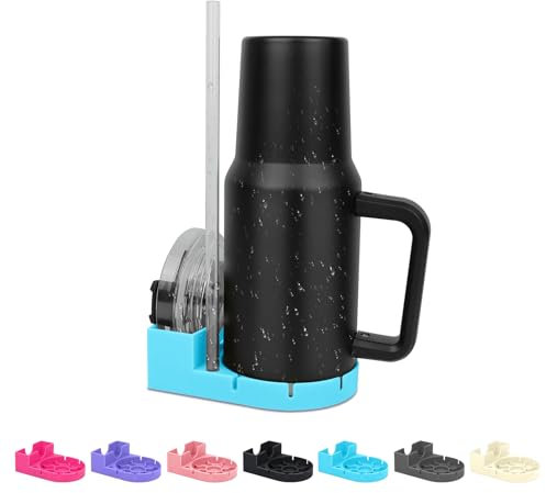 BKBY Bottle Drying Rack - Silicone - Compatible with Stanley, Quick & Thorough Drying - Space Saving - For Water Bottles, Cups, Tumbler, Mugs, Travel Mugs