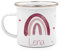 Kidsmood - Emaille Tasse Personalisiert mit Namen- Robuste Kinder Tasse für Camping & Alltag - BPA-frei, Spülmaschinenfest, Kinder Becher als Geschenke zur taufe, zur Geburt oder für Weihnachten