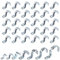 Swpeet 30Pcs 3/4(20mm) Zinc Plated One Hole EMT Pipe Strap Kit, Pipe Straps U Bracket Tube Strap Pipe Clamp 1 Hole Snap On Pipe Strap Conduit Clamps Tension Clips for Fixing EMT Conduit Pipe