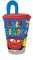 ALMACENESADAN, 0000 Gobelet canne réutilisable, capacité 430 ml, idéal pour toute occasion, sous licence (cars)