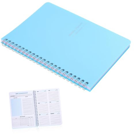 Lurrose Notizbuch Aesthetic Notiz A5 Spiral Notizbuch Liniert Wochenplaner Für Notizen Und Journaling Pp+ Ideales Campus Notizbuch Für Schule Und Büro Spiralförmige Bindung