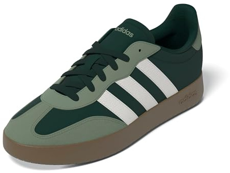 Adidas Herren BARREDA Shoes, Aurora ivy/core White/Silver Green, 42 EU
