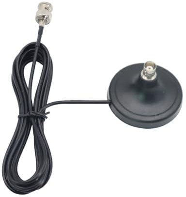 Vocdikficy Antenna BNC e Femmina Base Magnetica Resistente di Prolunga da 3 Metri per Microfono Wireless Q9 RG174