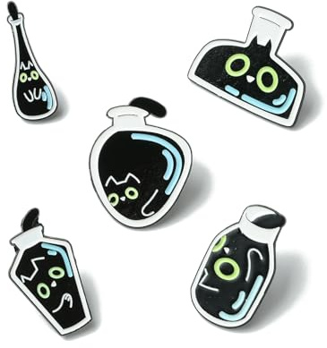 Stiesy Brooch Pin Lapel Pins Cute Funny Collectable Novelty Badges Enamel Pin Brooches for Jewellery Bag Clothes Hat Bags Decoration Fits Women Men Boys Girls