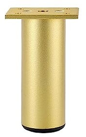 BIVOO Or Style Moderne 2/4 pièces 80-300mm Jambe de Meuble réglable Pieds de Meubles en Aluminium for canapé Meuble TV Armoire lit Table Basse(4 Pcs Gold 100mm)