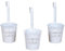 3er Set Hängender Blumentopf Metall Pflanztopf Zum Aufhängen Vintage Shabby Chic Balkon Garten Gartendeko Pflanzkübel