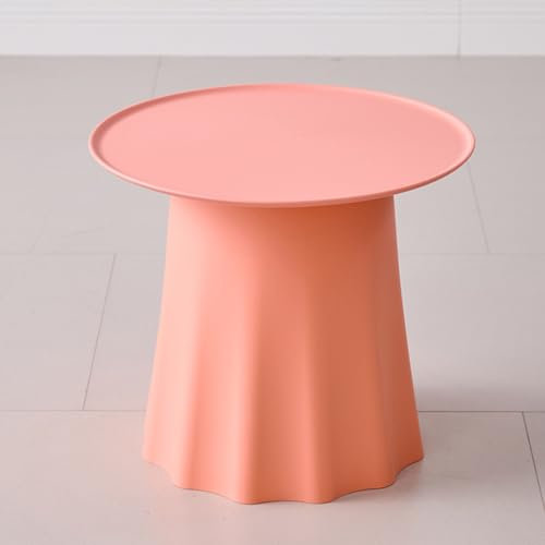 YPDOPORA Tables D'appoint Rondes Modernes pour Salon, Table D'appoint Ronde Moderne, Petite Table D'appoint Circulaire, Tables Basses pour Salon, Chambre Et Bureau,Rose
