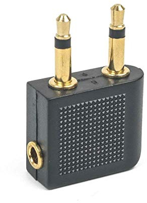 aeromdale 3,5 mm Flugzeug Airline Travel Kopfhörer Jack Audio Adapter High Qualität