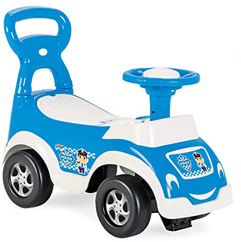 Mein erstes Auto Rutscherfahrzeug, Kinderfahrzeug mit Hupe& Staufach&Kippschutz, für drinnen und draußen, für Kinder ab 18 Monaten