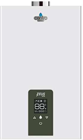 Scaldabagno a gas a tenuta stagna con kit di estrazione dei fumi incluso.