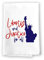 Honey Dew Gifts Küchenhandtücher, Liberty and Justice for All, 68.6 x 68.6 cm, 100 % Baumwolle, Mehrzweck-Mehl Sack Handtücher, Heim- und Küchendekoration, Geburtstag, 4. Juli Geschenke