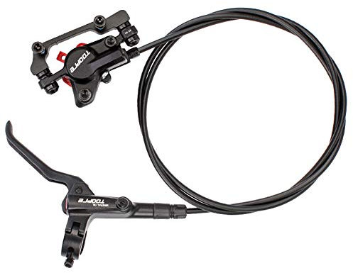Hydraulic Brake Set, Bicycle Disc Brake Set, Toopre Bicycle Disc Brake, Universal for Front and Rear, for Mountain Paths, Mountain MTB Bikes, Disc Brake Clamp