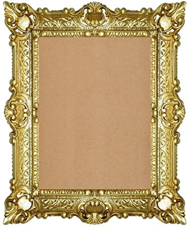 artissimo Cadre photo baroque doré vieilli 56 x 46 cm Cadre rococo