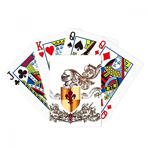 Mittelalterliche Ritter von Europa Rüstung Emblem Poker Spielen Magie Karte Fun Brettspiel