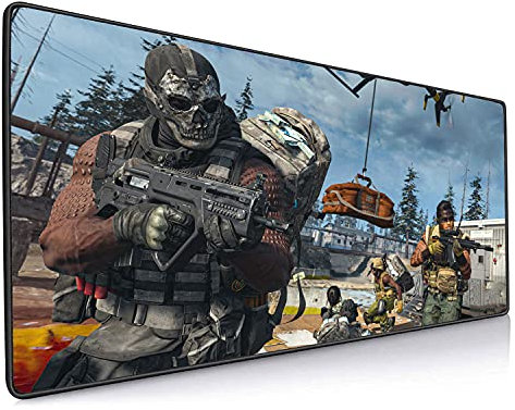 Tapis de souris avec photo personnalisée, grand tapis de souris en caoutchouc avec impression personnalisée et texte 80 x 30 cm