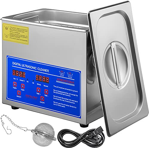 Moh Ultrasonic Cleaner 3L Nettoyeur A Ultrasons Professionnel Nettoyeur Digital Affichage Ultrasonique (3L)
