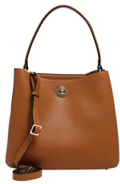 L.CREDI Women's FLIPPA Handbag, Cognac