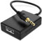 ANDTOBO Adattatore USB per Auto e Altoparlante, Riproduci MP3/MP4 in Auto o Altoparlante da 3,5 mm, Compatibile con FAT32 ed EXFAT, Garanzia di 12 Mesi
