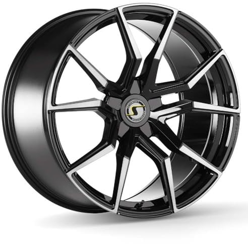 Schmidt Felge Drago 10.0Jx19 ET52 5x112 HellCat Black kompatibel mit Mercedes AMG C-Klasse W205 AMG C63 BiTurbo Coupe/Cabrio, C-Klas