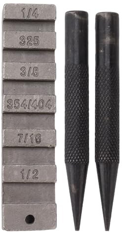 Pocket Chain Breaker, Steel Chain Saw Repairing Mending Tool Set for 1/4in 3/8in 325in 354in 404in Chain Saw Repair,Pocket Chainsaw Chain Breaker Tool