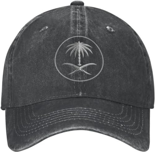 TeysHa Baseballkappe Snapback Sonnenhut personalisiertes Baumwoll-Emblem von Saudi-Arabien Baseballkappe für Männer und Frauen verstellbare Papa-Mütze Streetwear-Geschenk
