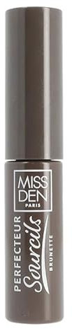 Perfecteur Sourcils - Miss Den - Mascara Sourcils 3 en 1 - Colore, Densifie et Fixe - À l'Huile d'Argan - Teinte 544 Brunette