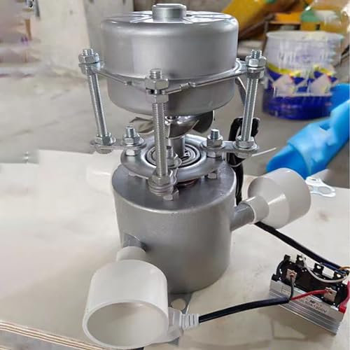 ZHOZHUT 1KW Hydro Generator 1000W Generatore Idroelettrico 220V Generatore di Corrente Idroelettrica con Tre Ingressi per L'Acqua da 50mm, Guscio in Lega di Alluminio Bobina in Rame Puro,1kw,220V
