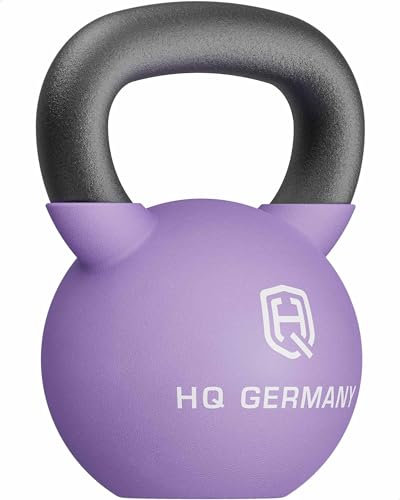 HQ Germany® Neopren Kettlebell | Vollguss | 2-32kg | Starter-Sets | ±2,0% Gewichtstoleranz, Gewicht:18KG