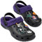 Disney Stitch Zuecos Invierno Mujer con Forro Polar Zapatos sin Cordones Zapatillas Casa Jardín con o sin Charms (Negro Jack Skellington, 39/40 EU)