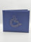 AlezyB - 1x Dark Blue Disabled Badge Holder, PU Leather Badge Wallet Protector Disabled Parking Permit Cover Holder