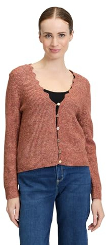 Cartoon Damen Strick-Cardigan mit V-Ausschnitt