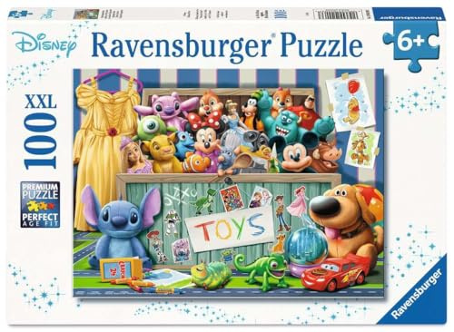 Ravensburger Kinderpuzzle - 12004203 Disney Pixar Multicharacter - Disney Puzzle für Kinder ab 6 Jahren, mit 100 Teilen im XXL-Format