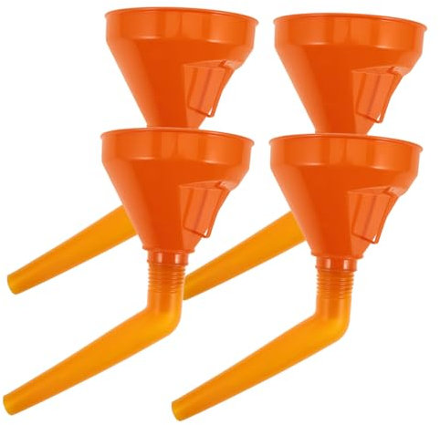 Cabilock 4piezas Embudo De Combustible De Plástico Para Coche y Motocicleta Embudo Para y Aceite Con Asa