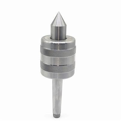 NBCNZCTSAS MT1 MT2 MT3 Drehwerkzeug Fräskegel Metallbearbeitung Präzisions-Mitlaufspitze Morse Dreifachlager Drehbank-Zentrierwerkzeug(MT1)