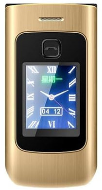 Générique Téléphone à clapet 2G - Écran Tactile 2,4 (Or 2G)