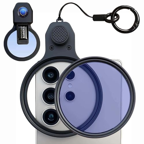 CPL Filter Handy für iPhone 17/16/15/14/13/12/11 Series/Samsung/Android Handys. (67mm+CPL)