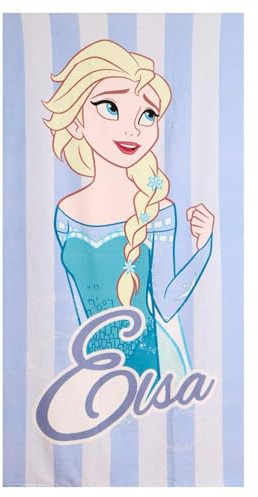 Frozen-Handtuch 70 x 140 cm für Jungen und Mädchen – Weiches und saugfähiges Disney ELSA Kinderhandtuch für Strand, Pool und Schwimmbad, Sommerhandtuch für Kinder von 2–10 Jahren