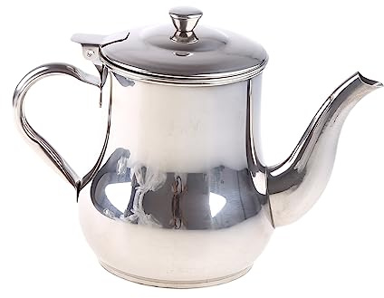 Teiere a collo cigno in acciaio inossidabile Caffettiere con filtro Server da caffè Lattina per olio d ' oliva Pentola da tavolo per domestica Pentola per olio in acciaio inossidabile