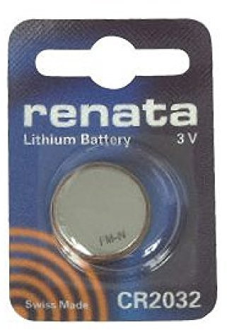 Boite 10 piles bouton CR2032 au lithium by Renata
