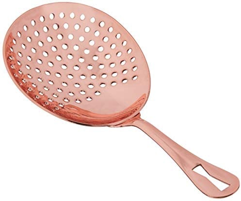 Barfly Premium Julep Strainer, Copper Plated, Stainless Steel, 16.51 x 7.94 x 2.54 cm