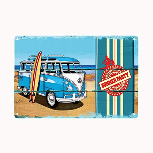 Visario Bild Blechschild Surf 30x20cm 2313 Verschiedene Bilder Wandbilder zur Auswahl.