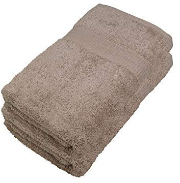 Miamar Serviette de Sauna Lot de 2 80 x 200 cm, Absorbant Doux, Disponible en 15 Couleurs Disponibles 500g/m² 100% Coton Öko-Tex Sable