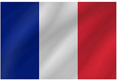 R&F srls Bandiera Francia Nazionale Tessuto Misura Standard 90 X 150 cm