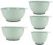KitchenAid - KE178OSPIA Classic Mixing Bowls, Set of 5, Pistachio
