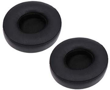 Solo 2 & 3 Earpad Replacement - Memory Foam Replacement Ear Pads Wireless Headphone Covers Headset Pads Sponge Earpads Cushions Compatible for Beats Solo 3 Solo 2 (Black)