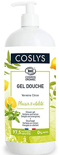 Gel douche verveine et citron bio 1L Coslys