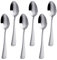 FOXAS Set di 6 Cucchiaini da tè, Cucchiaini in 304 Acciaio Inossidabile Alimentare, 13,5 cm Piccola Cucchiaio per Dessert Yogurt caffè, Serie Bon Appétit